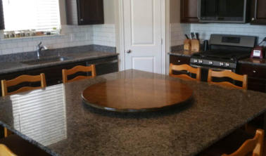 26 inch Lazy Susan on Square Table