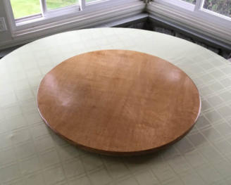 28 inch wood lazy Susan