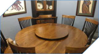 36 Inch Lazy Susan for 72 Inch Table