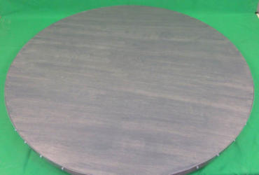 Charcoal Gray Wood Lazy Susan