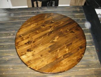 Golden Oak Wood Lazy Susan