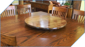 Knotty Wood Lazy Susan