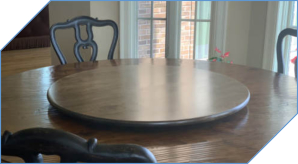 Large Elegant Low Profile Lazy Susan