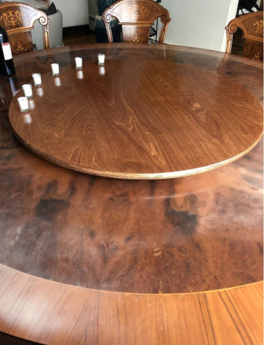 Large Wood Lazy Susan