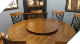 Lazy Susan Matching Table