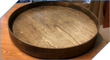 Lazy Susan with Large Lip