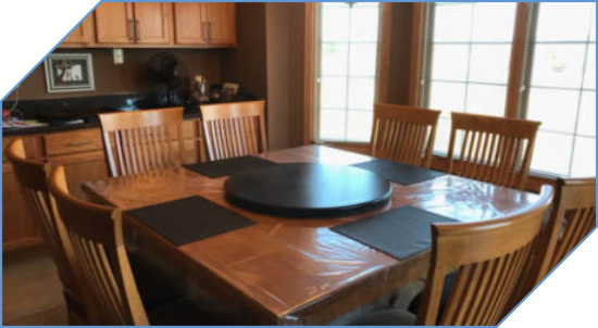 Lazy susan square table discount