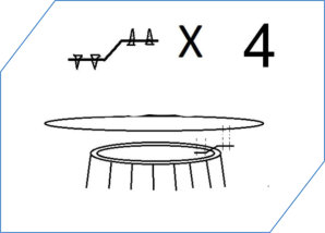 Table To Barrel Mounting Brackets