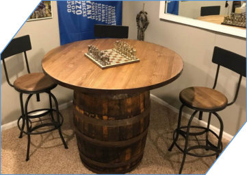 Table Top for Wine Barrel