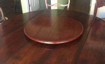 cherry wood lazy susan